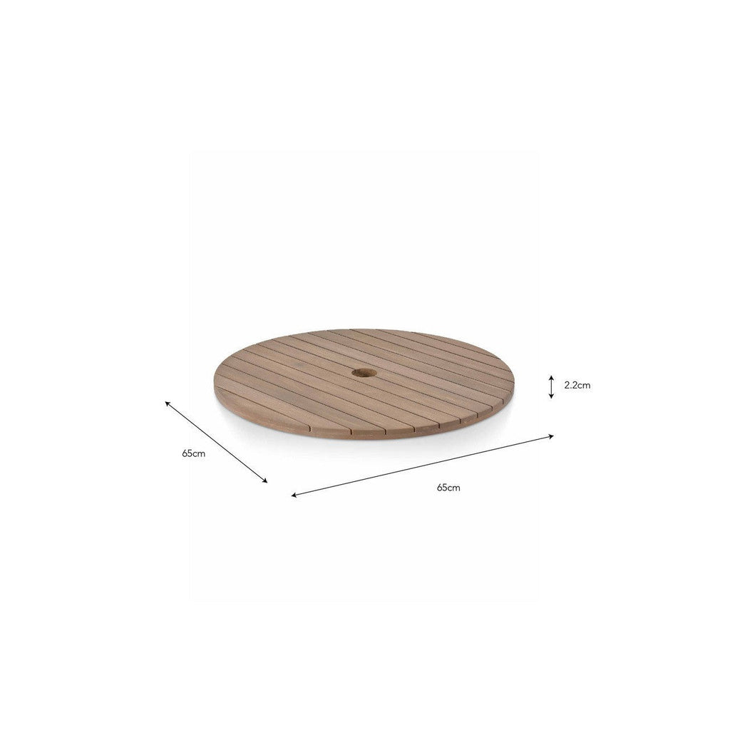 Porthallow Lazy Susan | Natural - Outdoor Dining Tables & Sets - Garden Trading - Yester Home