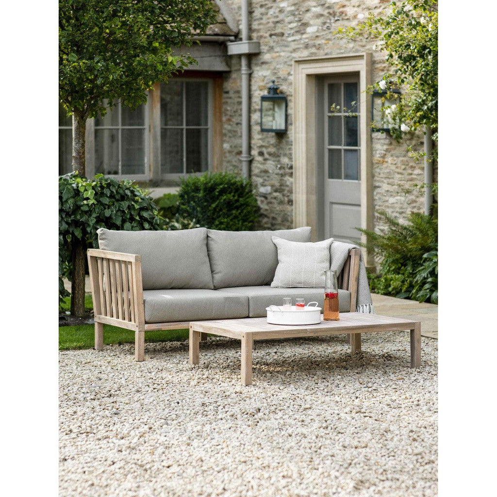 Porthallow Rectangular Coffee Table  | Natural (Pre-order - Stock expected Early June) - Outdoor Dining Tables & Sets - Garden Trading - Yester Home