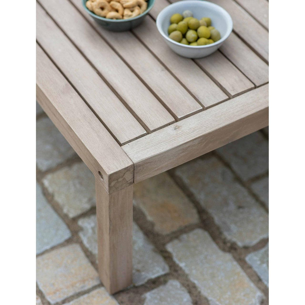 Porthallow Rectangular Coffee Table  | Natural (Pre-order - Stock expected Early June) - Outdoor Dining Tables & Sets - Garden Trading - Yester Home