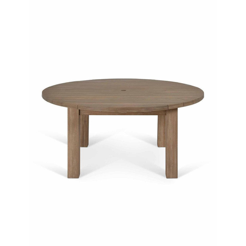 Porthallow Round Dining Table | Large | Natural - Outdoor Dining Tables & Sets - Garden Trading - Yester Home