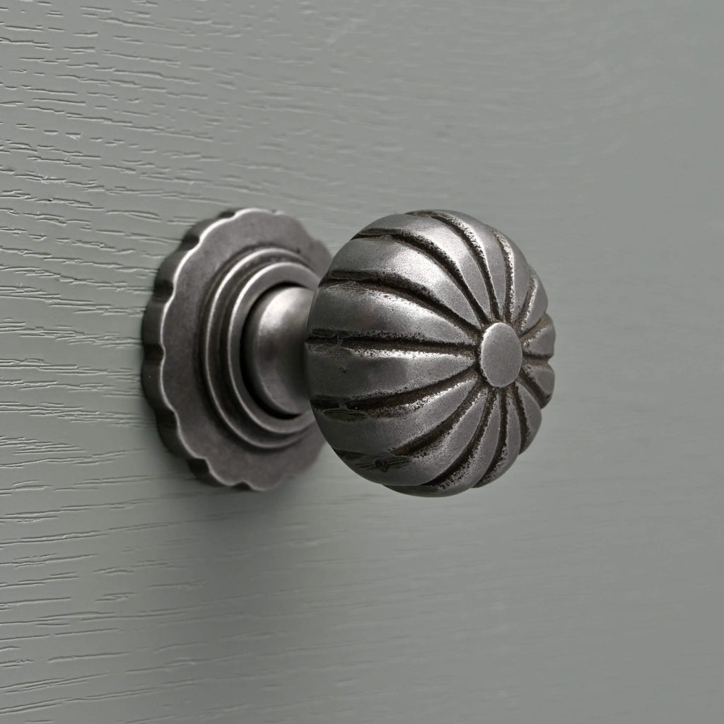 Reeded Cup Pull & Cabinet Knobs | Iron - Cabinet Handles - Yester Home - Yester Home