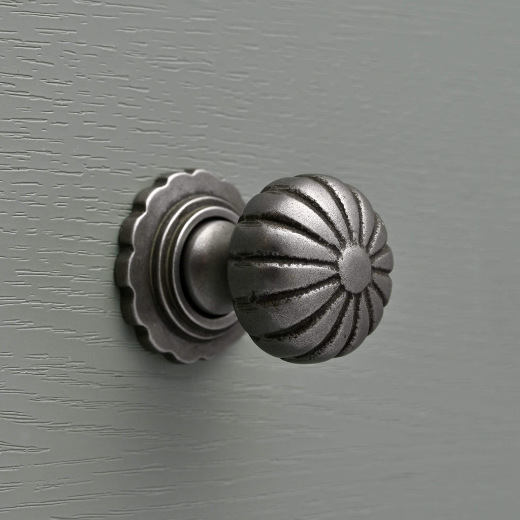 Reeded Cup Pull & Cabinet Knobs | Iron - Cabinet Handles - Yester Home - Yester Home