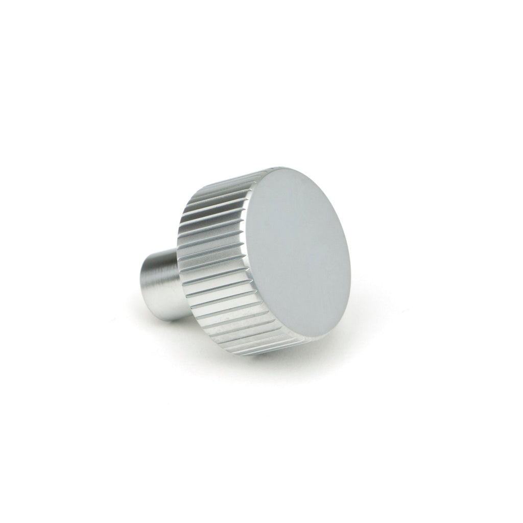 Satin Chrome Judd Cabinet Knob - 25mm (No rose) | From The Anvil-Cabinet Knobs-Yester Home