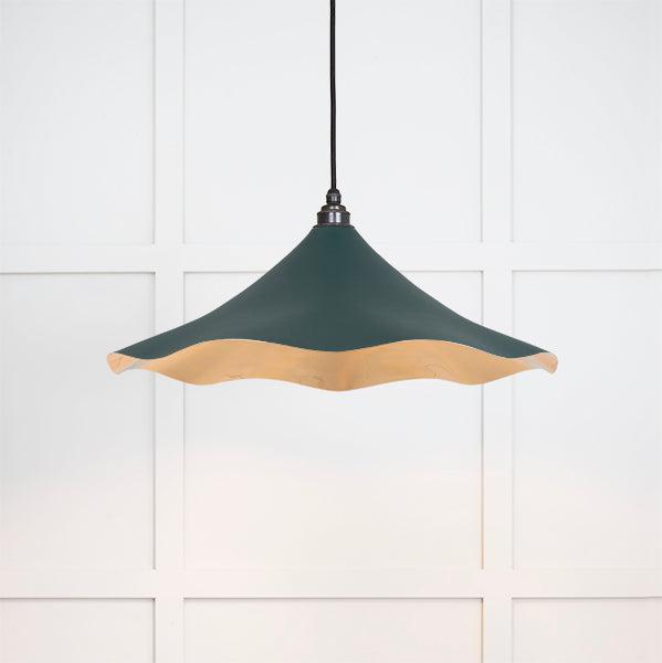 Smooth Brass Flora Pendant in Dingle | From The Anvil-Ceiling Pendants-Yester Home