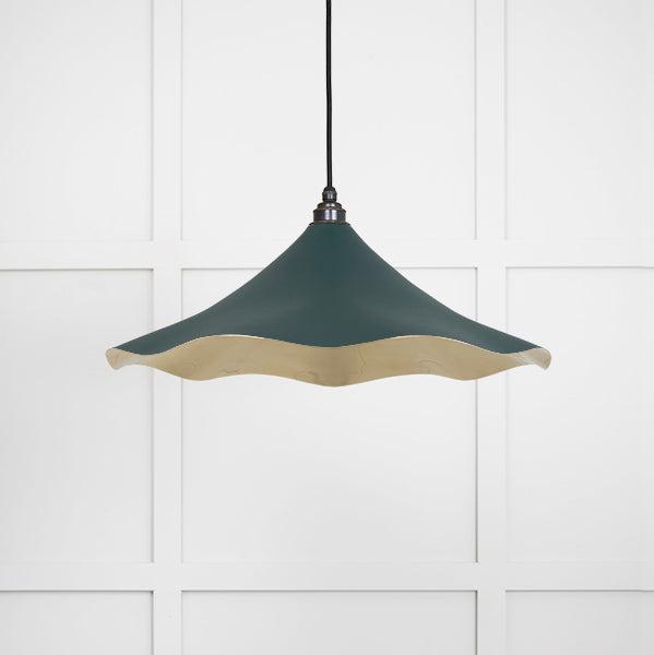 Smooth Brass Flora Pendant in Dingle | From The Anvil-Ceiling Pendants-Yester Home