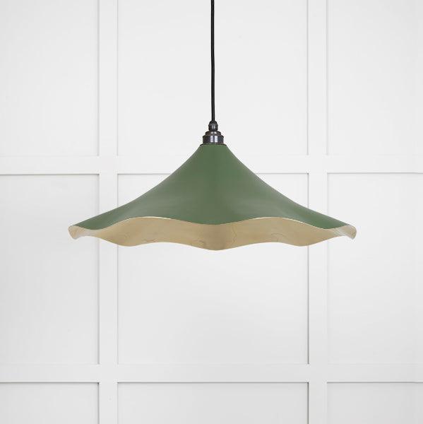 Smooth Brass Flora Pendant in Heath | From The Anvil-Ceiling Pendants-Yester Home