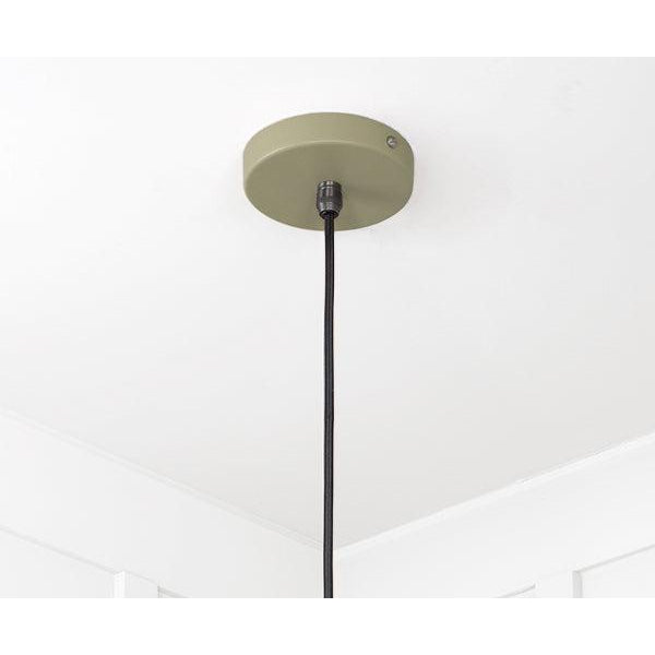 Smooth Brass Flora Pendant in Tump | From The Anvil-Ceiling Pendants-Yester Home