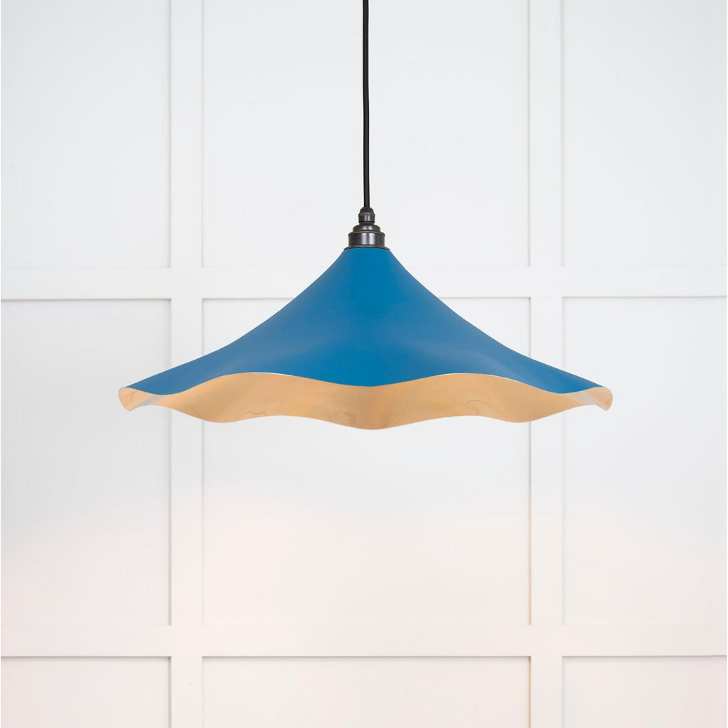 Smooth Brass Flora Pendant in Upstream | From The Anvil-Ceiling Pendants-Yester Home