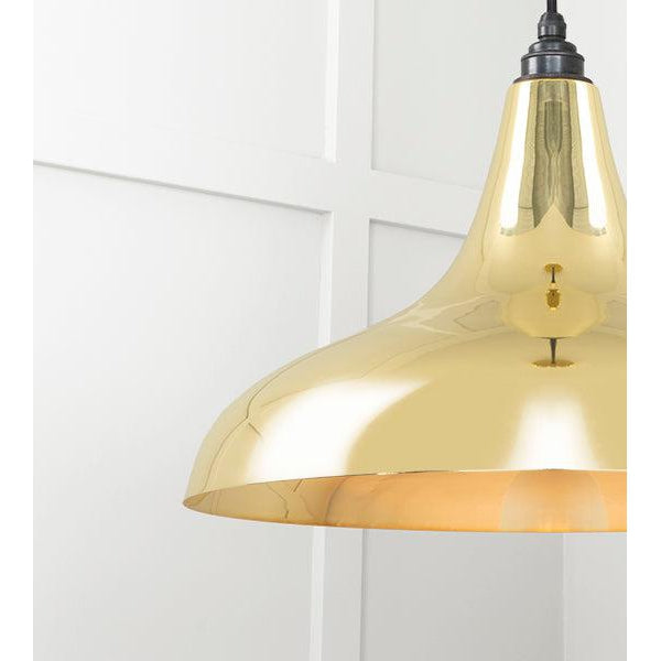 Smooth Brass Frankley Pendant | From The Anvil-Ceiling Pendants-Yester Home