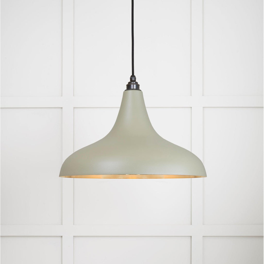 Smooth Brass Frankley Pendant in Tump | From The Anvil-Ceiling Pendants-Yester Home