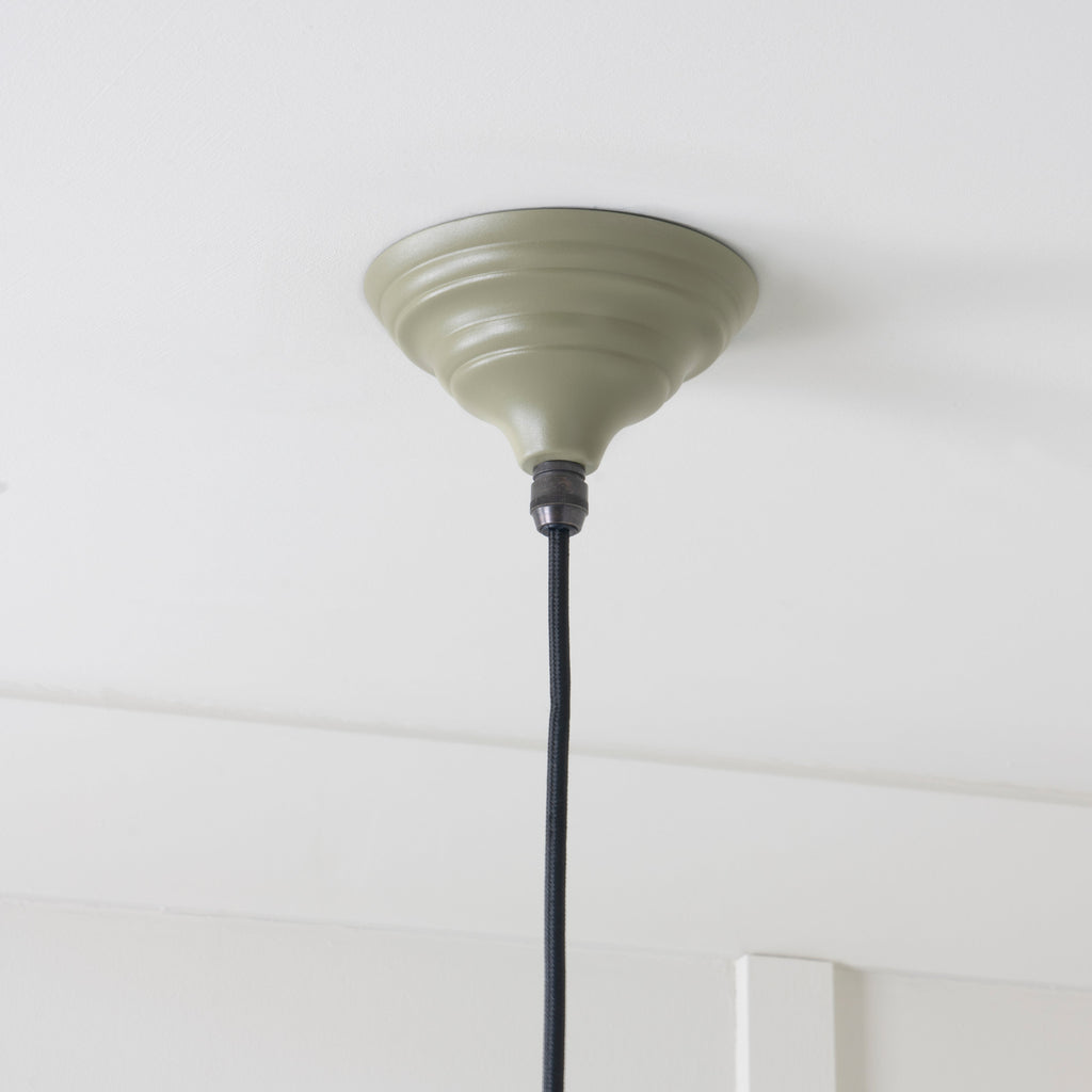 Smooth Brass Hockley Pendant in Tump | From The Anvil-Hockley-Yester Home