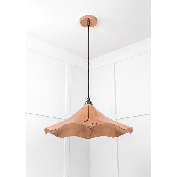 Smooth Copper Flora Pendant | From The Anvil-Ceiling Pendants-Yester Home