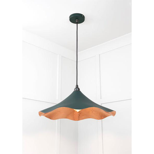 Smooth Copper Flora Pendant in Dingle | From The Anvil-Ceiling Pendants-Yester Home