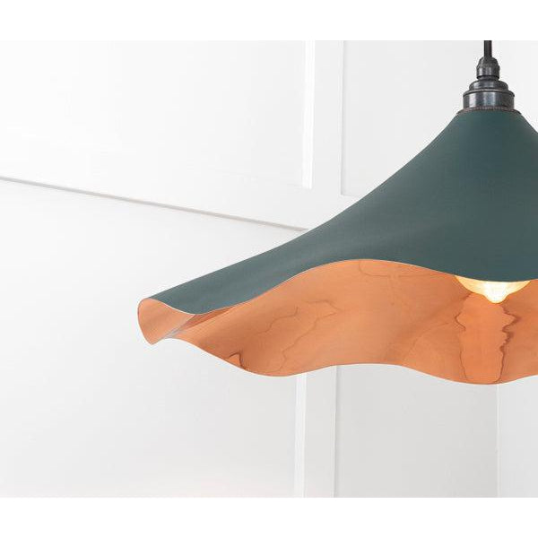 Smooth Copper Flora Pendant in Dingle | From The Anvil-Ceiling Pendants-Yester Home