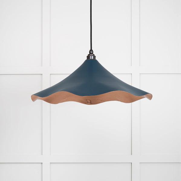 Smooth Copper Flora Pendant in Dusk | From The Anvil-Ceiling Pendants-Yester Home