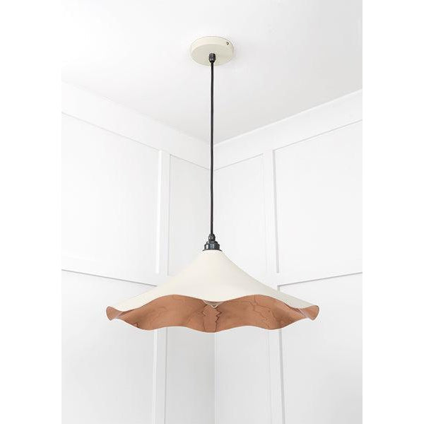 Smooth Copper Flora Pendant in Teasel | From The Anvil-Ceiling Pendants-Yester Home