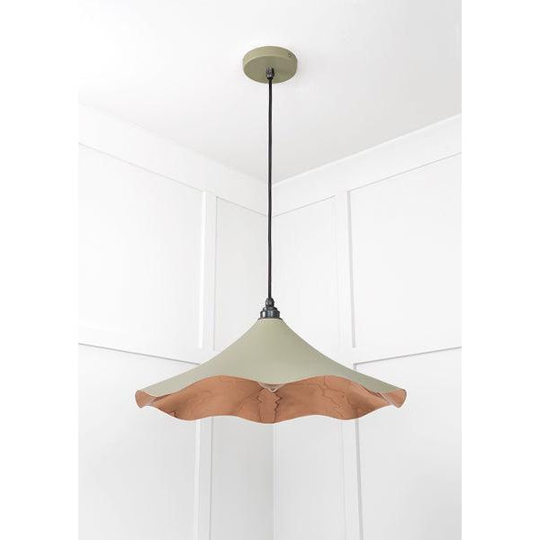 Smooth Copper Flora Pendant in Tump | From The Anvil-Ceiling Pendants-Yester Home