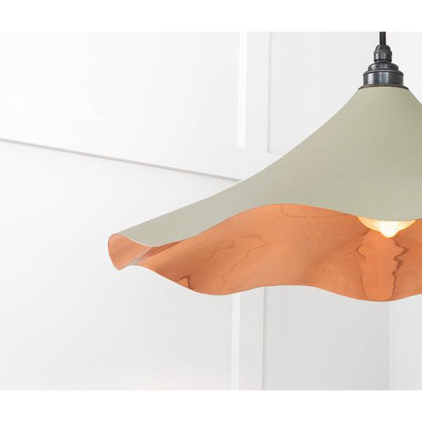 Smooth Copper Flora Pendant in Tump | From The Anvil-Ceiling Pendants-Yester Home