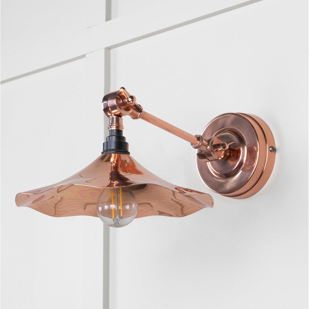 Smooth Copper Flora Wall Light | From The Anvil-Wall Lights-Yester Home