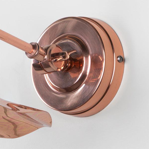 Smooth Copper Flora Wall Light | From The Anvil-Wall Lights-Yester Home