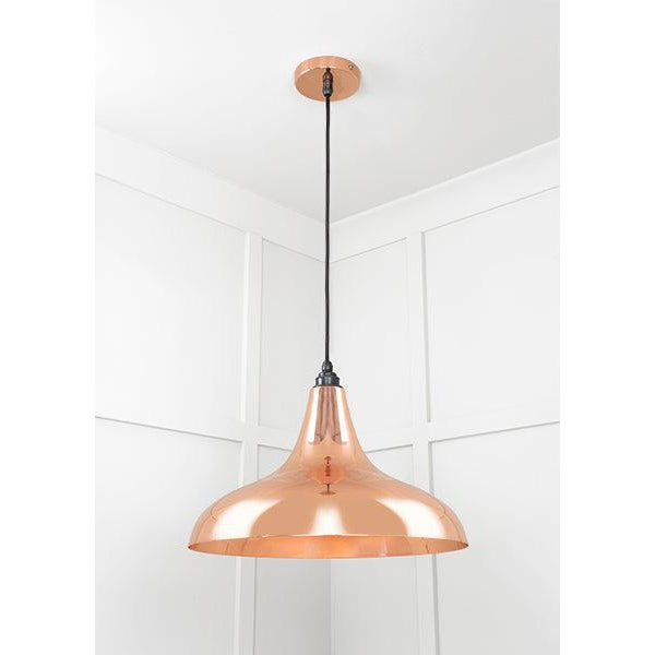 Smooth Copper Frankley Pendant | From The Anvil-Ceiling Pendants-Yester Home