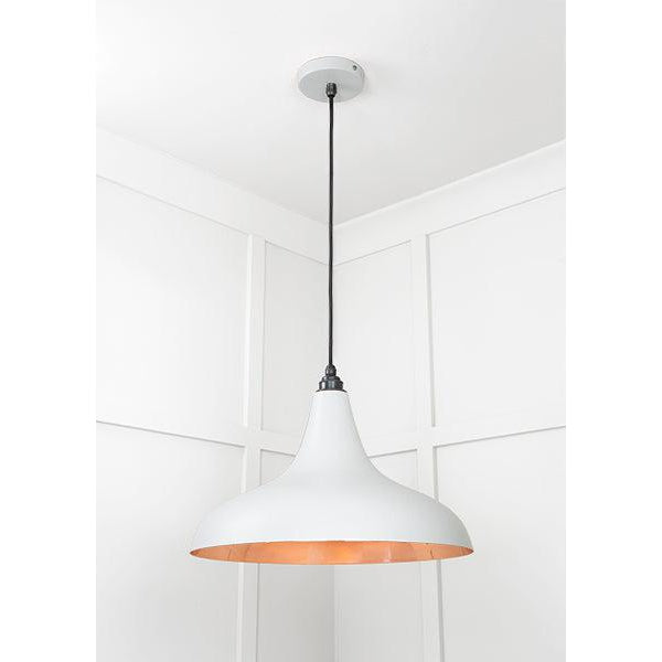 Smooth Copper Frankley Pendant in Birch | From The Anvil-Ceiling Pendants-Yester Home