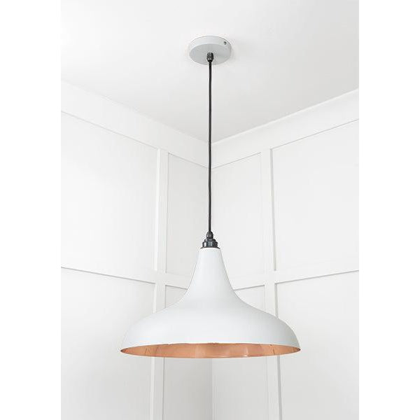 Smooth Copper Frankley Pendant in Birch | From The Anvil-Ceiling Pendants-Yester Home