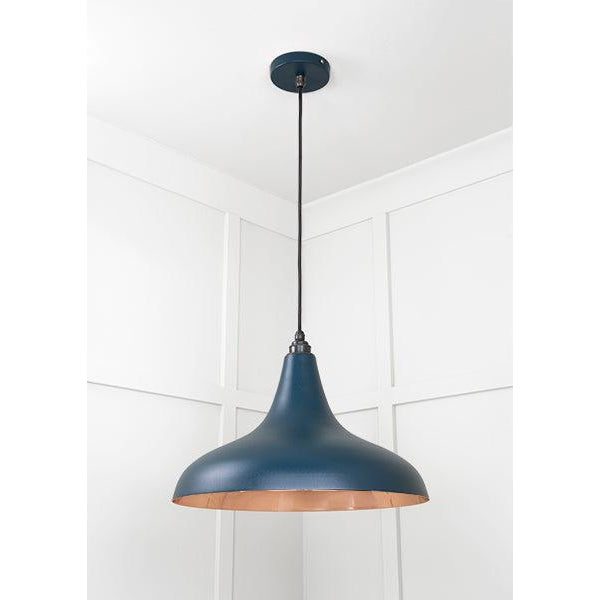 Smooth Copper Frankley Pendant in Dusk | From The Anvil-Ceiling Pendants-Yester Home