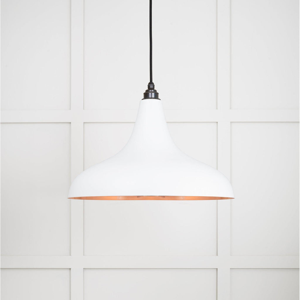 Smooth Copper Frankley Pendant in Flock | From The Anvil-Ceiling Pendants-Yester Home