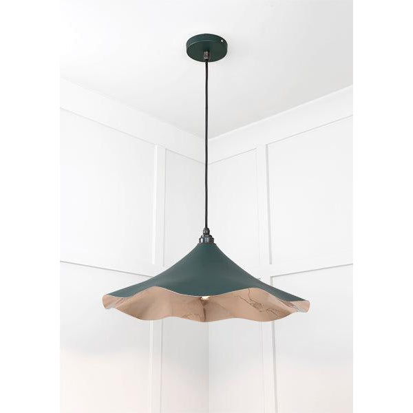 Smooth Nickel Flora Pendant in Dingle | From The Anvil-Ceiling Pendants-Yester Home