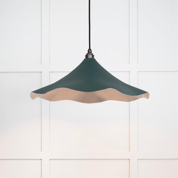 Smooth Nickel Flora Pendant in Dingle | From The Anvil-Ceiling Pendants-Yester Home