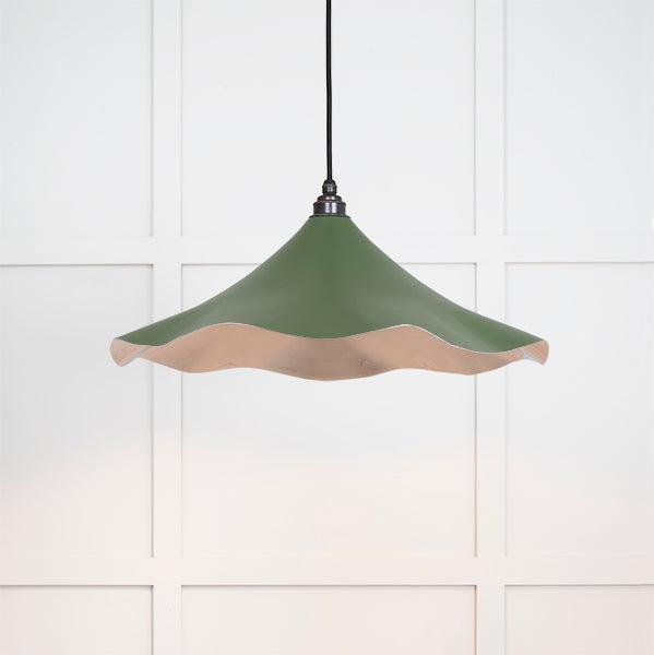 Smooth Nickel Flora Pendant in Heath | From The Anvil-Ceiling Pendants-Yester Home