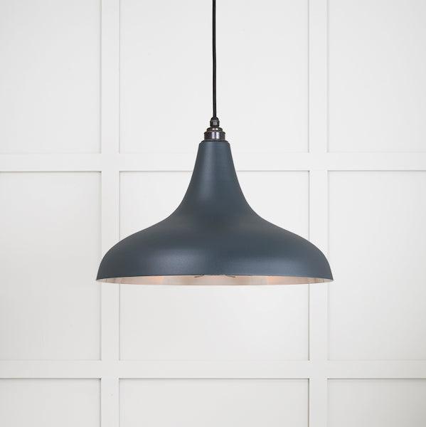 Smooth Nickel Frankley Pendant in Soot | From The Anvil-Ceiling Pendants-Yester Home