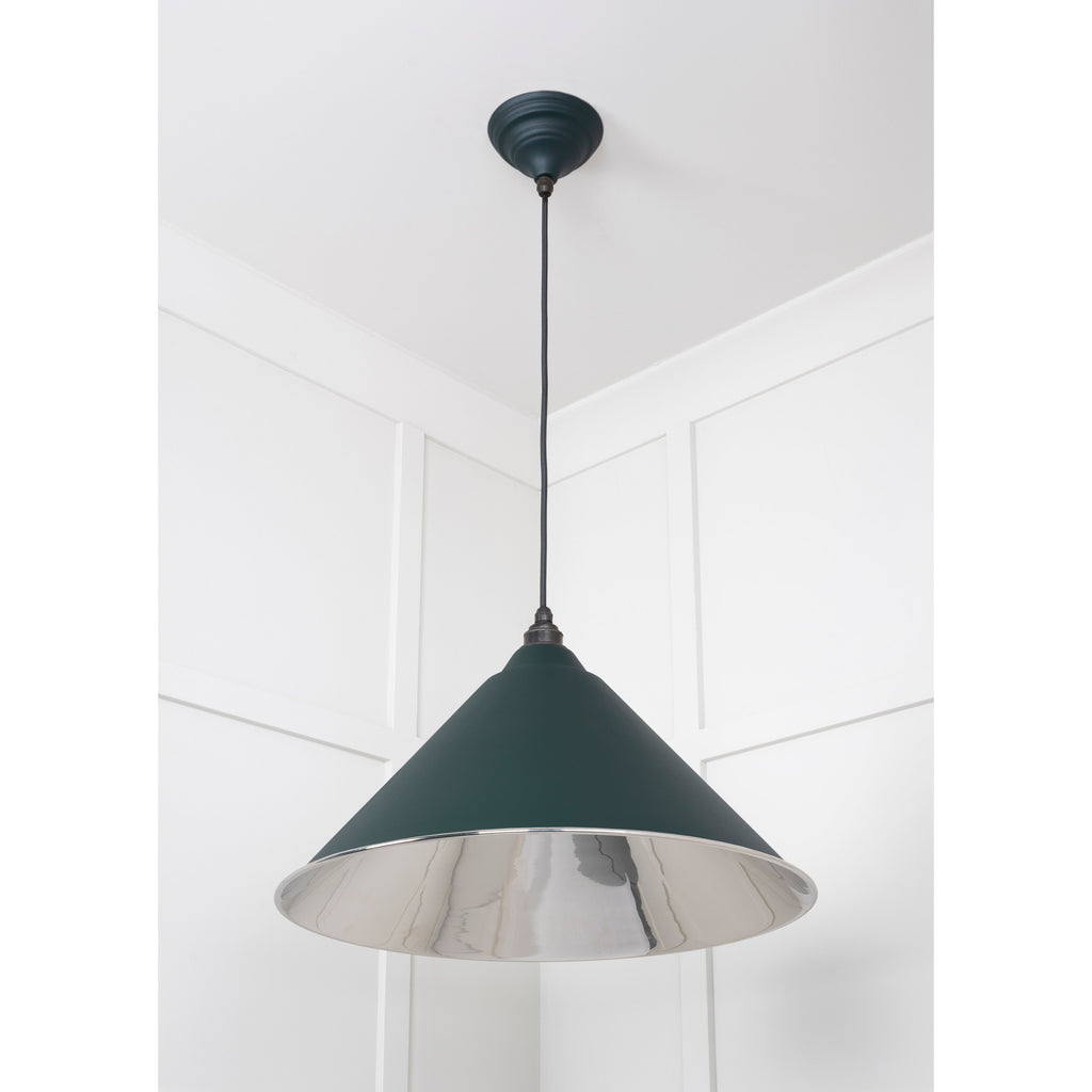 Smooth Nickel Hockley Pendant in Dingle | From The Anvil-Hockley-Yester Home