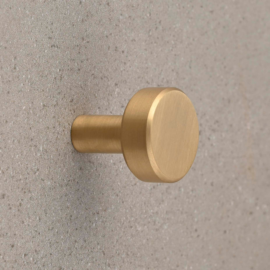 Solid Brass Round Bar Cabinet Handles | Yester Home