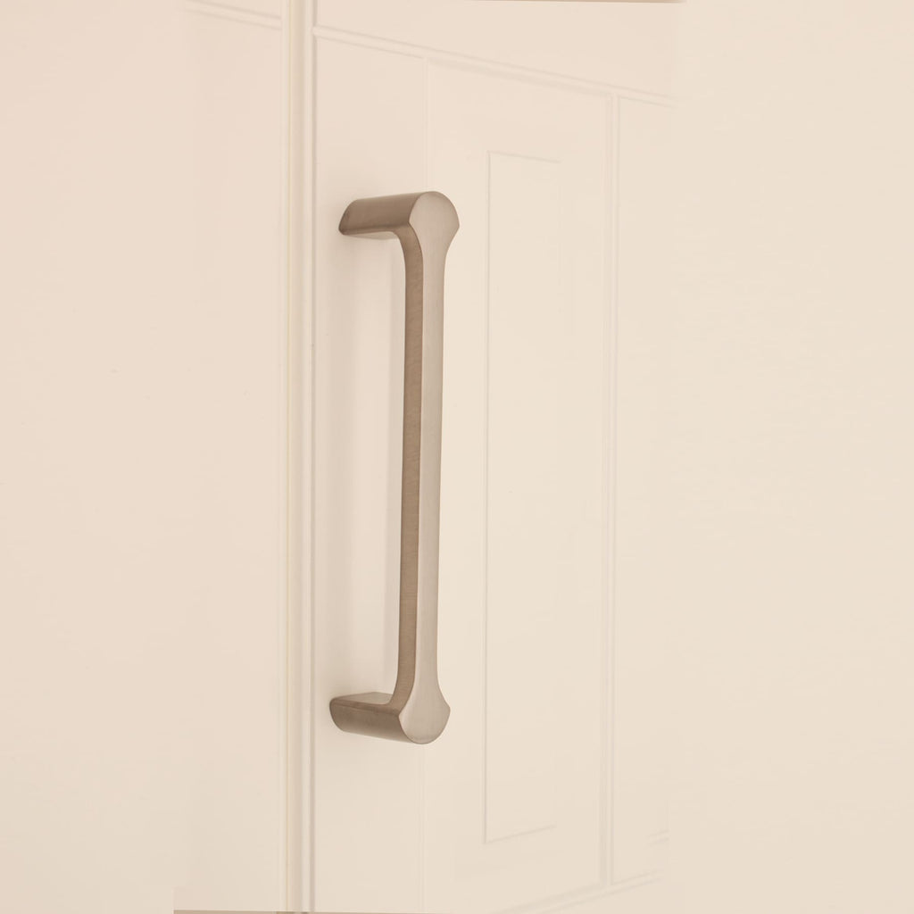 Tulip Pull Handle 165mm Satin Nickel-Cabinet Handles-Yester Home