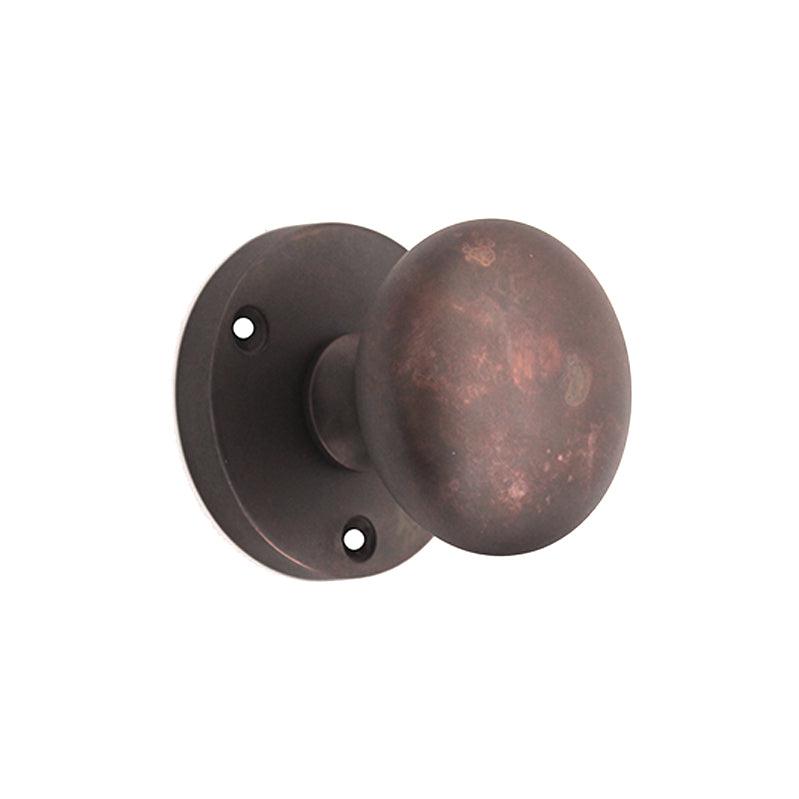 Victorian Door Knob Aged Bronze-Mortice Door Knobs-Yester Home