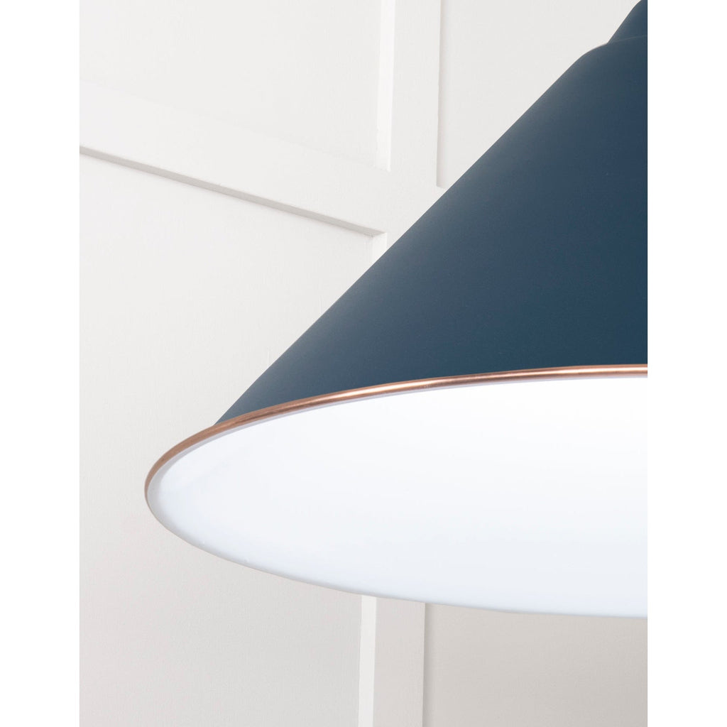 White Gloss Hockley Pendant in Dusk | From The Anvil-Hockley-Yester Home