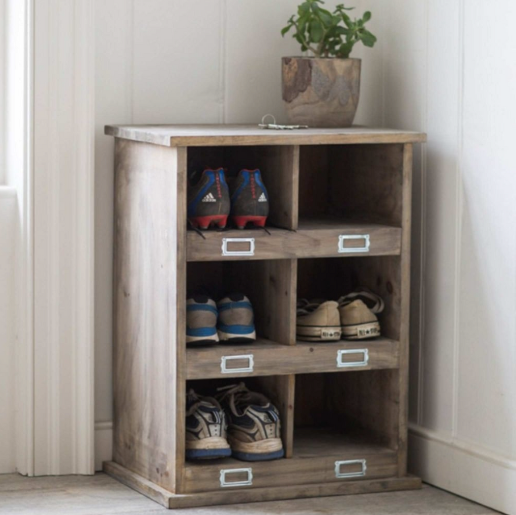 Wooden Chedworth Shoe Locker-Storage-Yester Home